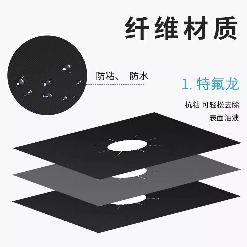ガスコンロ防油マット耐高温ガスコンロ保護マットテフロン洗浄マット水洗いマット工場卸売り|undefined