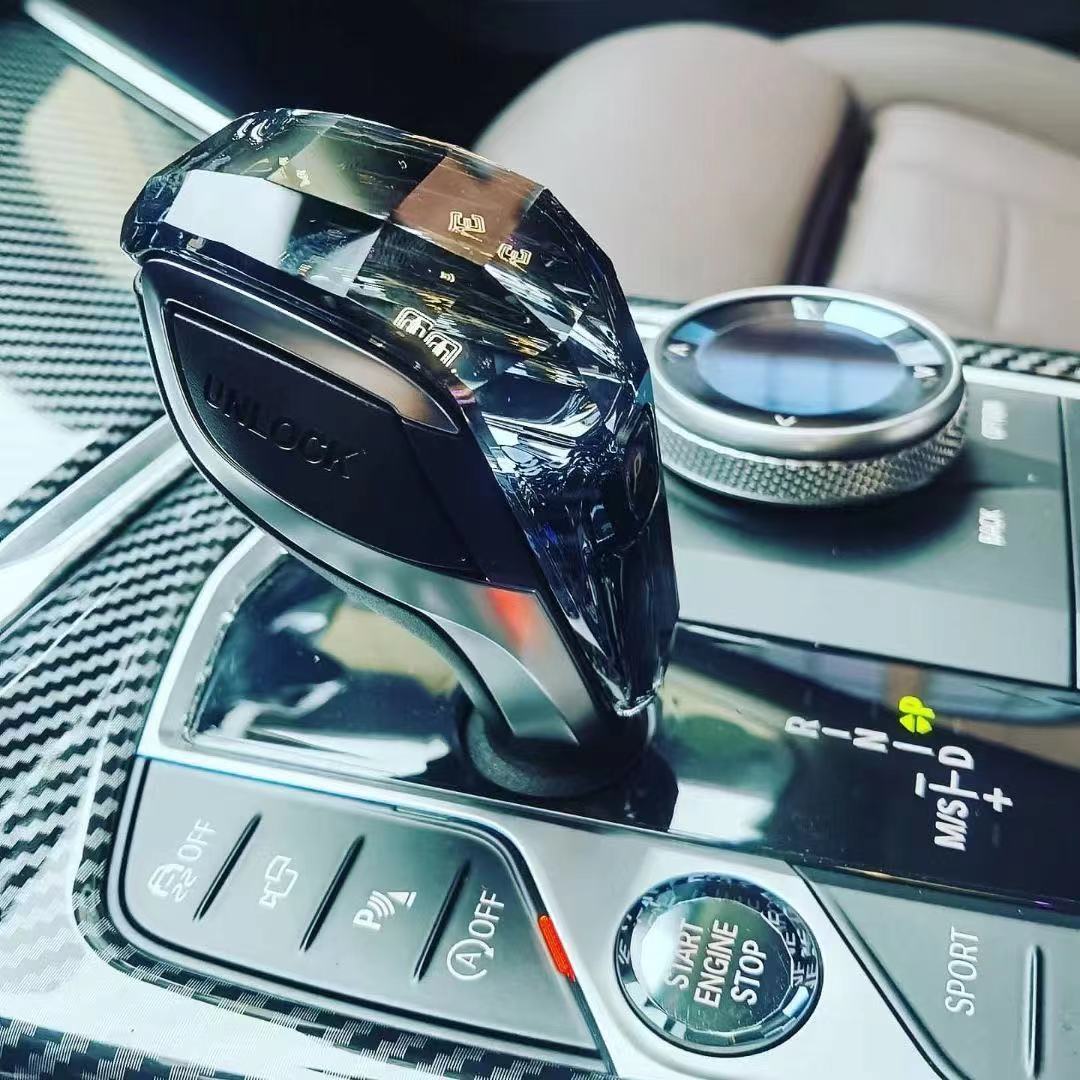 Adecuado para BMW nuevo 5 serie Crystal Gear 525li530li535le modificado 5 serie cristal perilla cabeza del engranaje