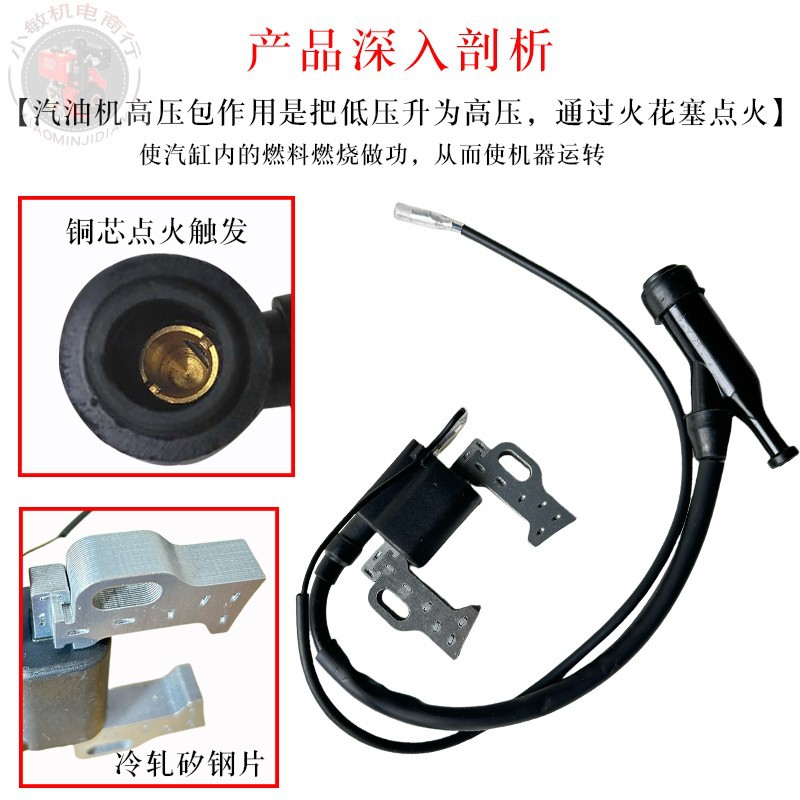 Accesorios de generador de gasolina de 10KW Dajiang LC13000 RunTong R500 194F196F bobina de encendido de paquete de alta tensión
