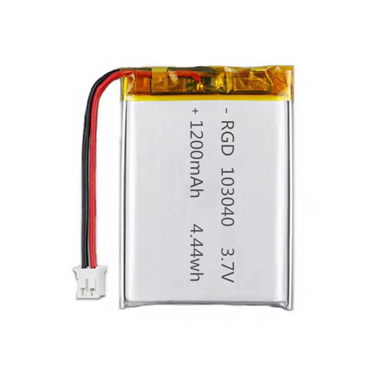 103040 3.7V 1200mAh автомобильный очиститель воздуха косметическое зеркало зарядка с сертифицированной литиевой батареей