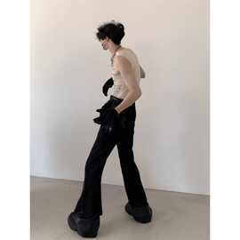 泰式2025新千禧情侣同款网纱背心设计感打底衫微透视修身上衣潮