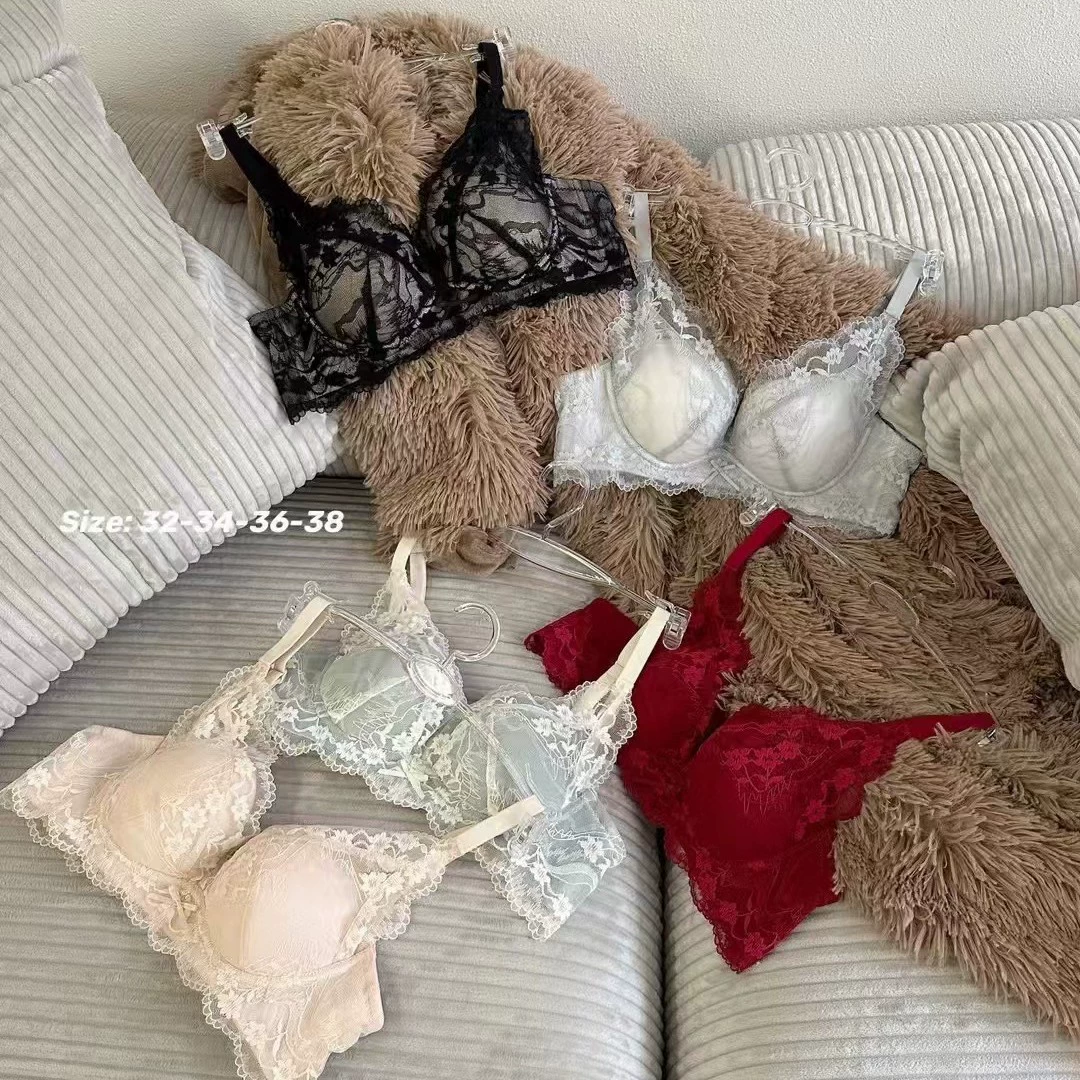 Сексуальное кружевное белье, удобный комплект, бюстгальтер с косточками, бюстгальтер пуш-ап, топ-бюстгальтер
