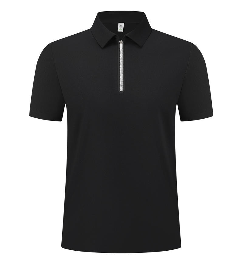 170 g de secado rápido reflectante a prueba de agua cremallera polo personalizado expansión al aire libre ropa de impresión logo bordado