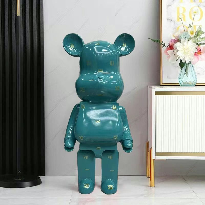 【신상품】광택 있는 녹색 글자