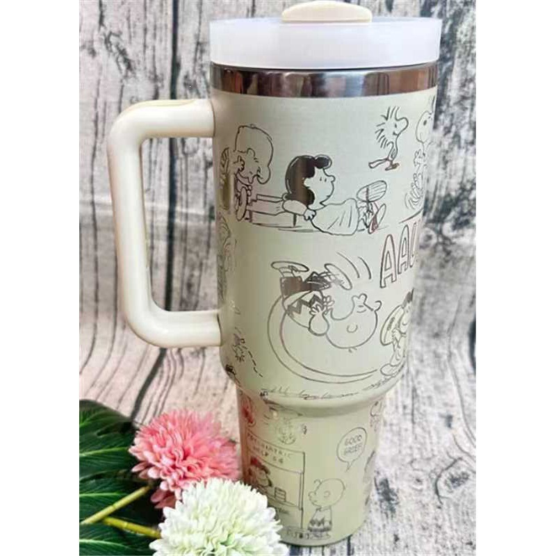 Al por mayor Stanley Stanley 304 acero inoxidable dibujos animados para automóviles Taza de aislamiento de hielo Taza de automóvil Taza de aislamiento de calor