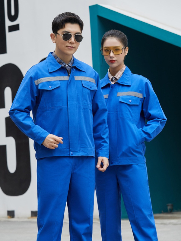 工作服男套装春秋劳保服批发汽修服车间耐磨长袖工装上衣工厂服装|undefined