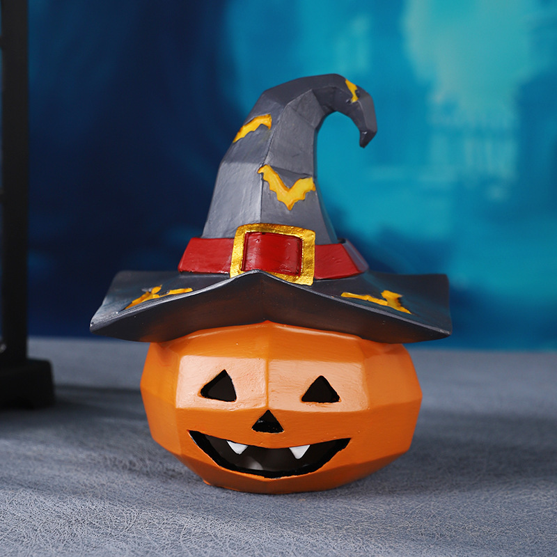 クロスボーダー魔法の帽子カボチャヘッドオーナメントハロウィンカボチャゴーストデコレーションお化け屋敷ゴーストスクリプトキルプロップオーナメント|undefined