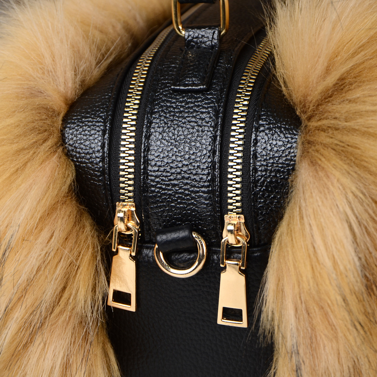 Nuova borsa a tracolla in pelliccia di procione da donna, a forma di cuscino, stile dolce e fresco y2k_voghion.com