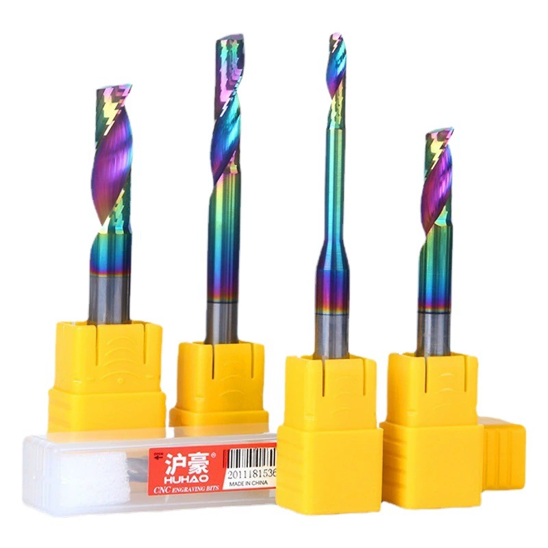 Huhao 8-10 мм алюминиевые односторонние фрезы алюминиевый профиль сплав двери и окна сверление, фрезерование, резка и гравировка профилирующие фрезы