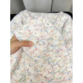 多巴胺穿搭V领针织开衫毛衣女秋冬oversize慵懒温柔风外套