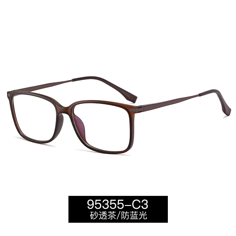 95355 europeo y americano nuevo marco negro gafas hombres moda miopía marco puede ser equipado con grados gafas marco gafas