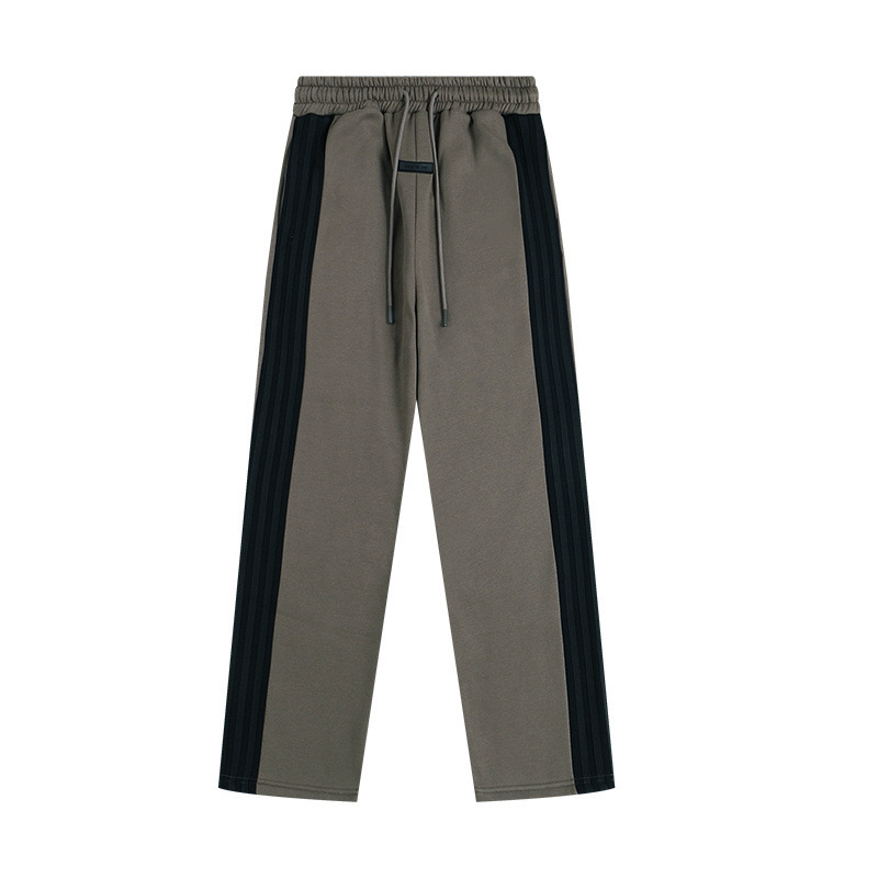 FOG Temporada 8 ESSENTIALS Marca de moda Impresión de acero pareja Suelta con capuchilla Pantalones Set