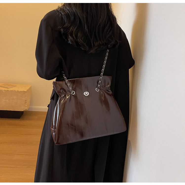 Retro dames schoudertas grote capaciteit lederen handtas_voghion.com