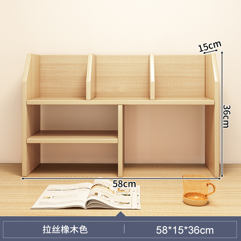 Estante de escritorio estante de almacenamiento de escritorio dormitorio cosas buenas mesa de estudio multi-capa pequeño estante