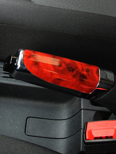 Car decoration car handbrake cover car handbrake decoration cover decorative cover plastic decorative sheath carbon pattern handbrake cover