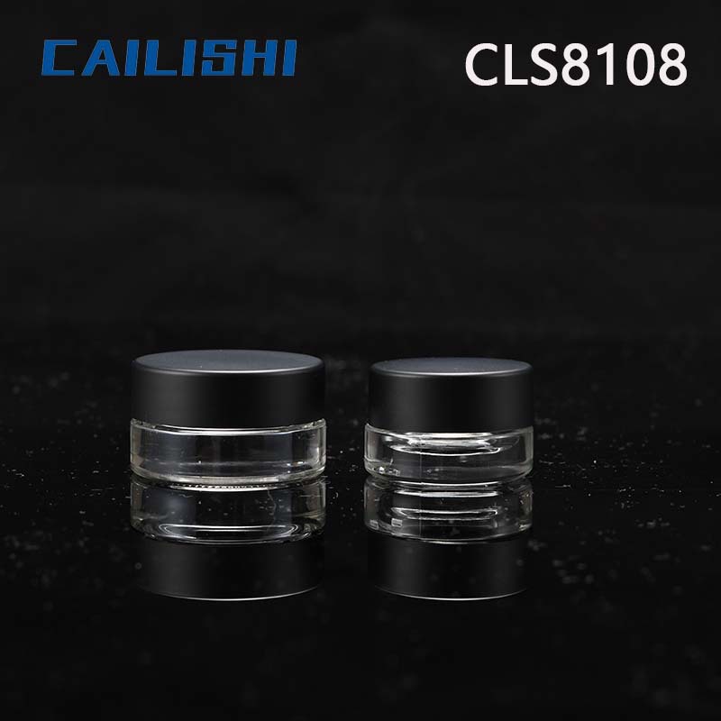 3g5g压制瓶眼霜瓶眼线瓶亮黑哑黑盖子双层盖现货厚底膏霜瓶分装瓶