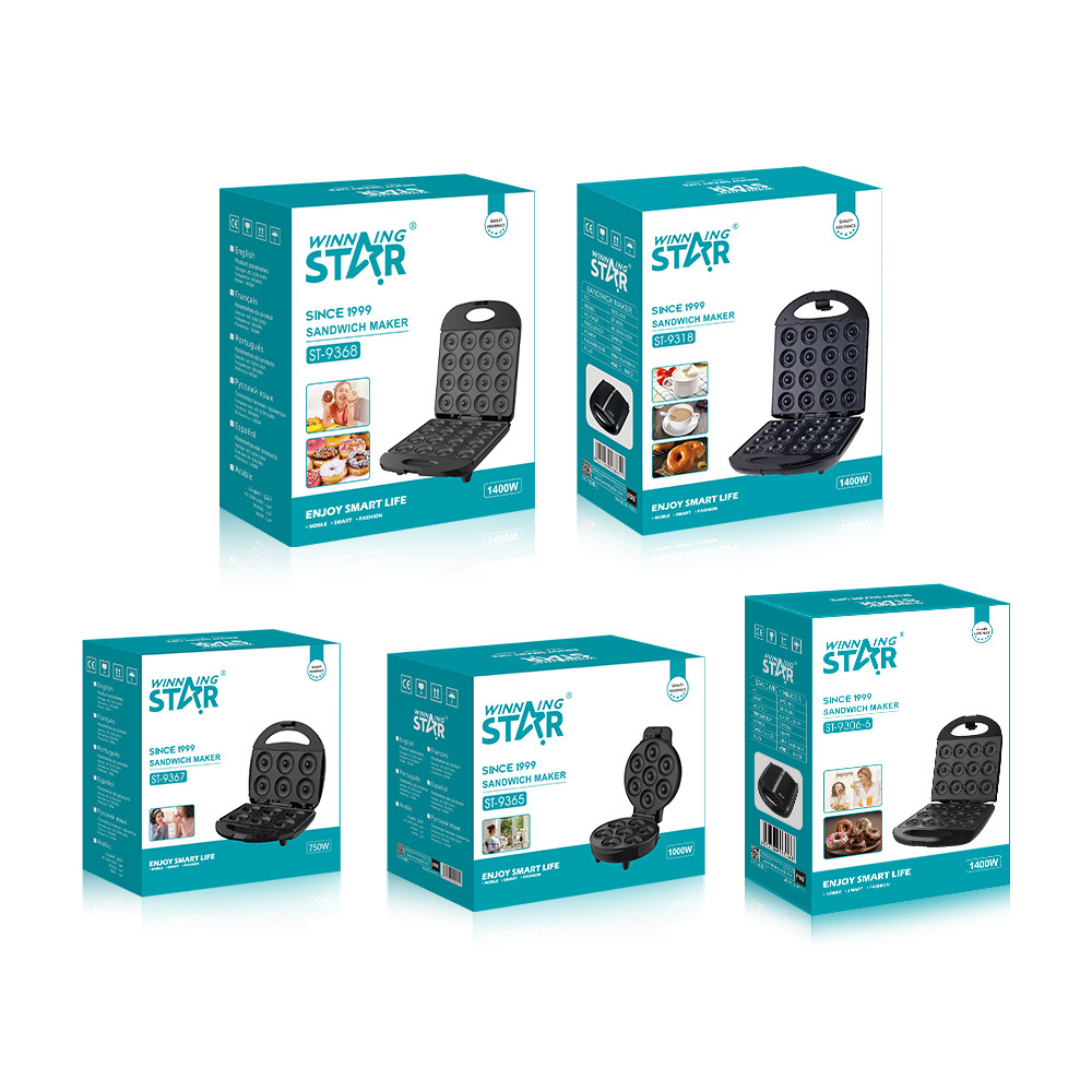 Máquina para hacer donas pequeñas de múltiples orificios Winningstar, freidora para desayuno, ideal para eventos y uso doméstico cross-border
