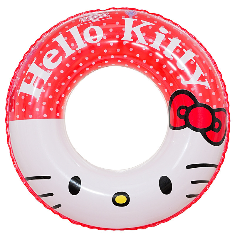 Anillo de natación infantil de dibujos animados en stock, flotador inflable para axilas, flotador grueso para bebé, anillo flotante, anillo de natación para agua al por mayor.