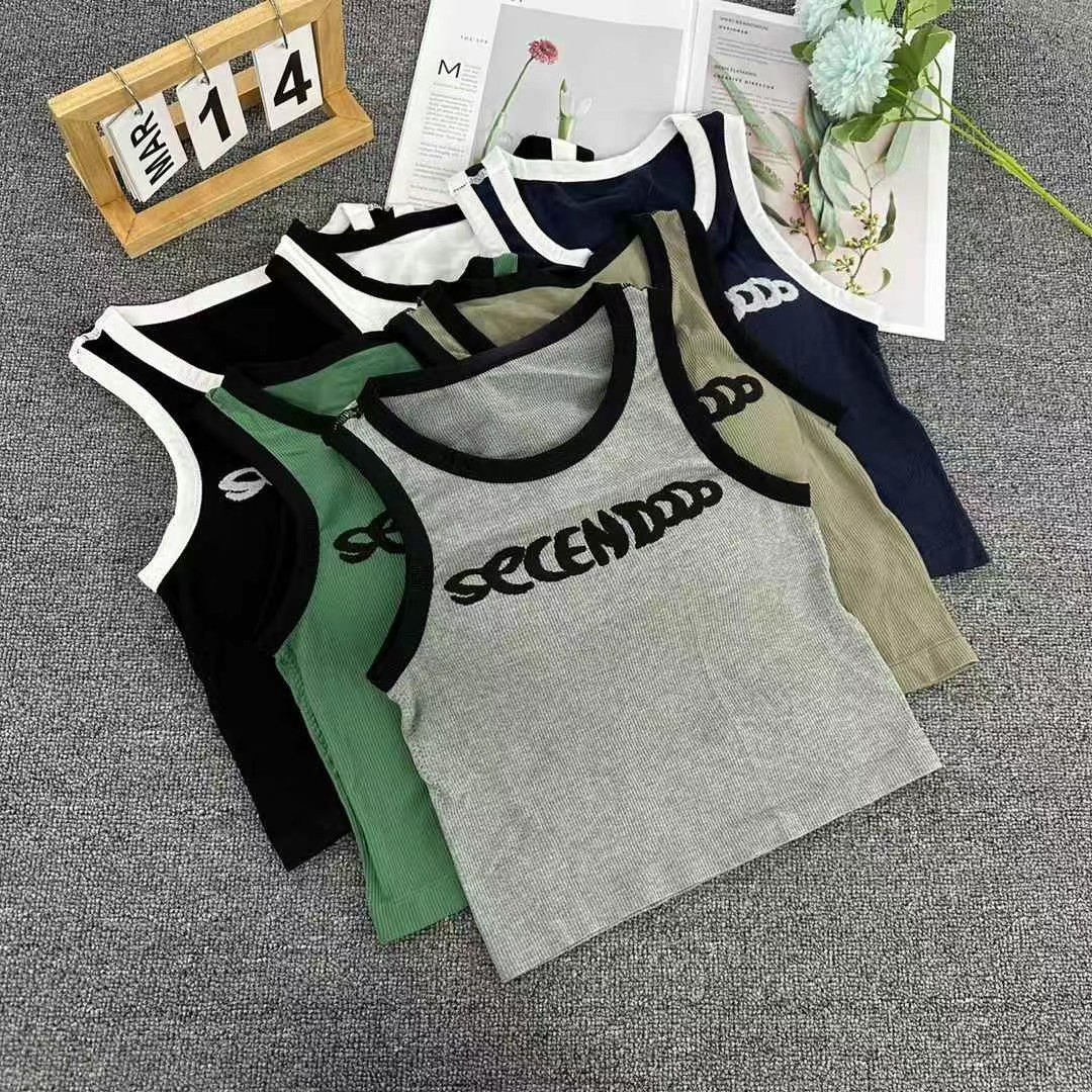 6631 bordado chaleco de cabina de vestir trajes de mujer caliente en forma de I vestido de vestir sin mangas corto alto cintura