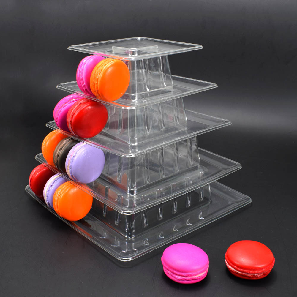 Description Picture 2 of item4/6/10-Tiers Macaron Display Stand Cupcake Tower Rack Cake Stands PVC Tray For Wedding Birthday Cake Decorating Tools Bakeware