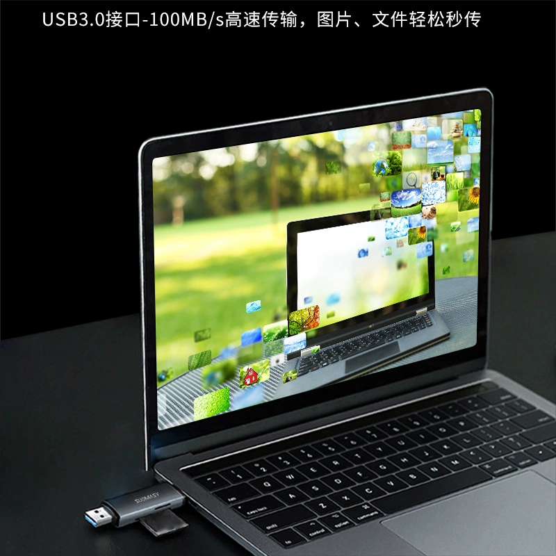 Кардридер USB3.0, SD-карта, высокоскоростной картридер TF Type-C, камера, компьютер, мобильный телефон, OTG, многофункциональное сочетание