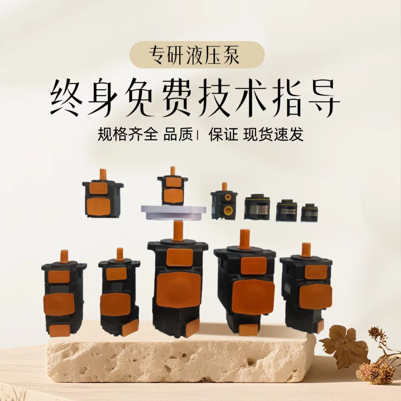 台湾工艺超静音耐高温机械液压站液压泵硫化机注塑机弯管机油泵