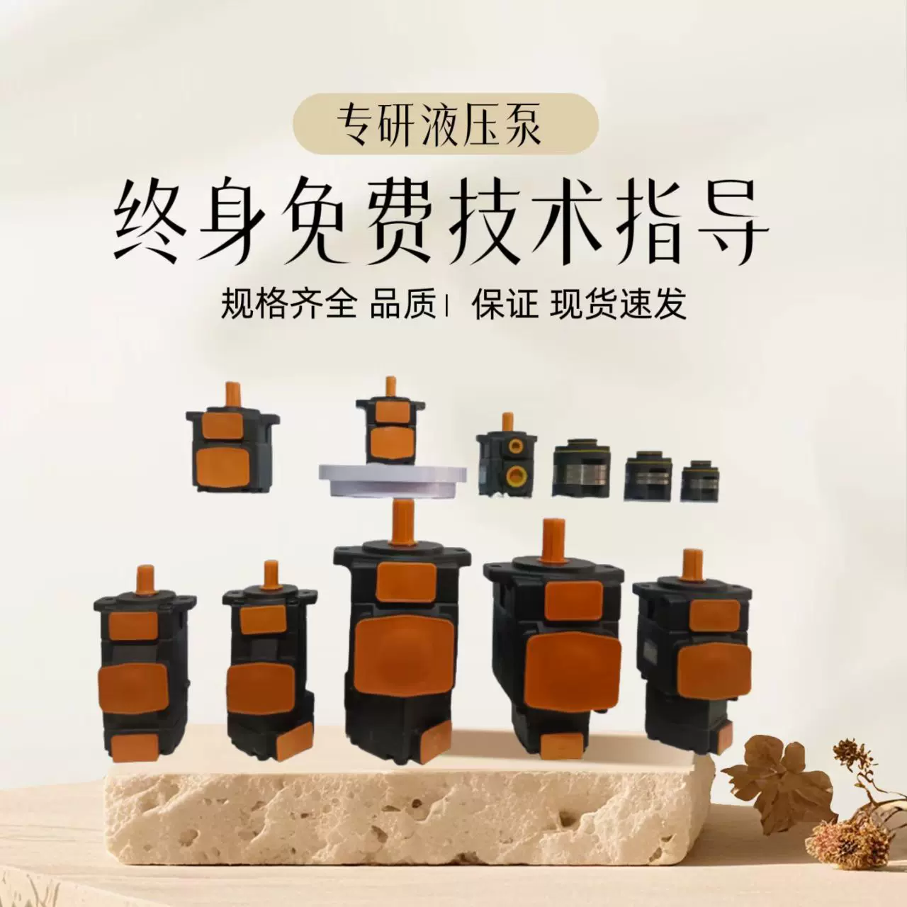 台湾工艺超静音耐高温机械液压站液压泵硫化机注塑机弯管机油泵