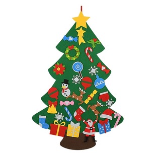 Cross-border New Felt Christmas Tree Direct for Children DIY Felt Christmas Tree Non-woven Felt Christmas Decorations