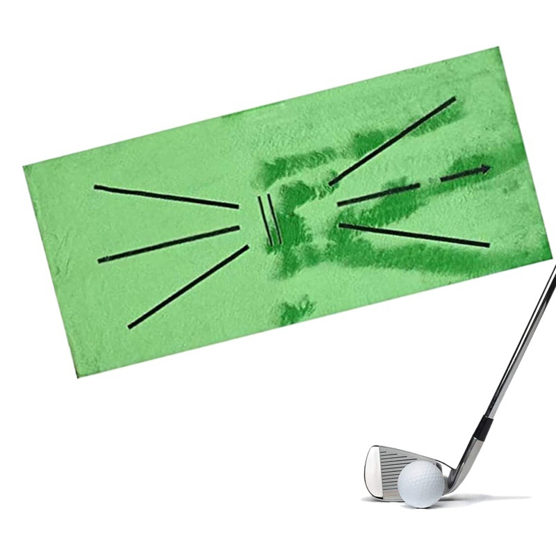 Venta caliente estera de golf de interior y al aire libre de golf práctica auxiliar de golf portátil impacto entrenamiento estera de paja