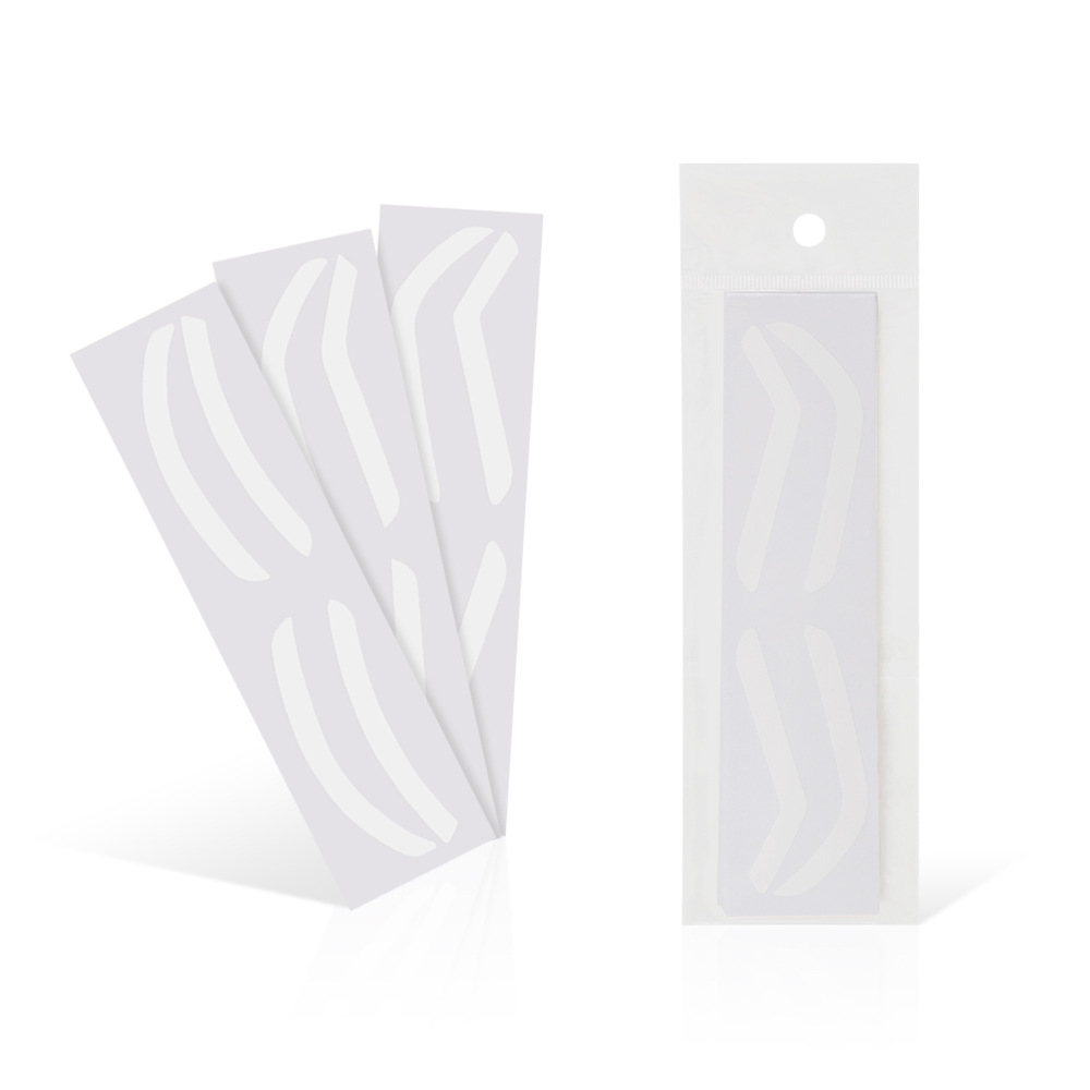 Cross-Border White Adjustable Separate Eyebrow Stickers Are Easy to Use to Assist in Eyebrow Tattooing and Eyebrow Positioning. Eyebrow Tattooing Auxiliary Positioning Tool