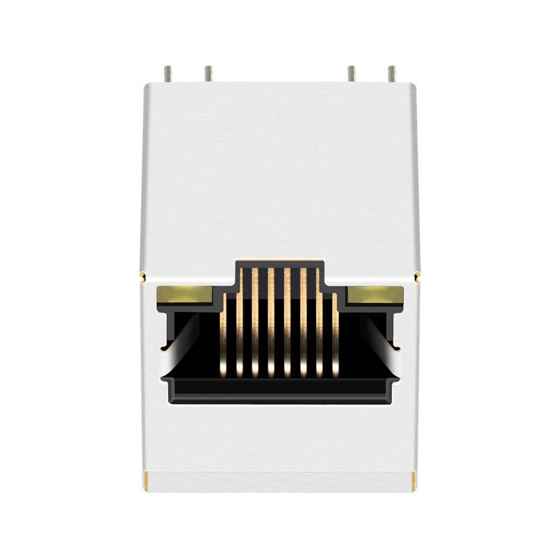 MJFR0849 заводская настройка различных спецификаций 1×2 RJ45 разъема с экранированным корпусом