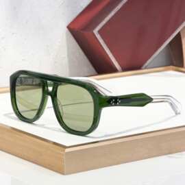 sunglasses JASPER时尚手工板材太阳镜男女休闲百搭平光镜欧美潮