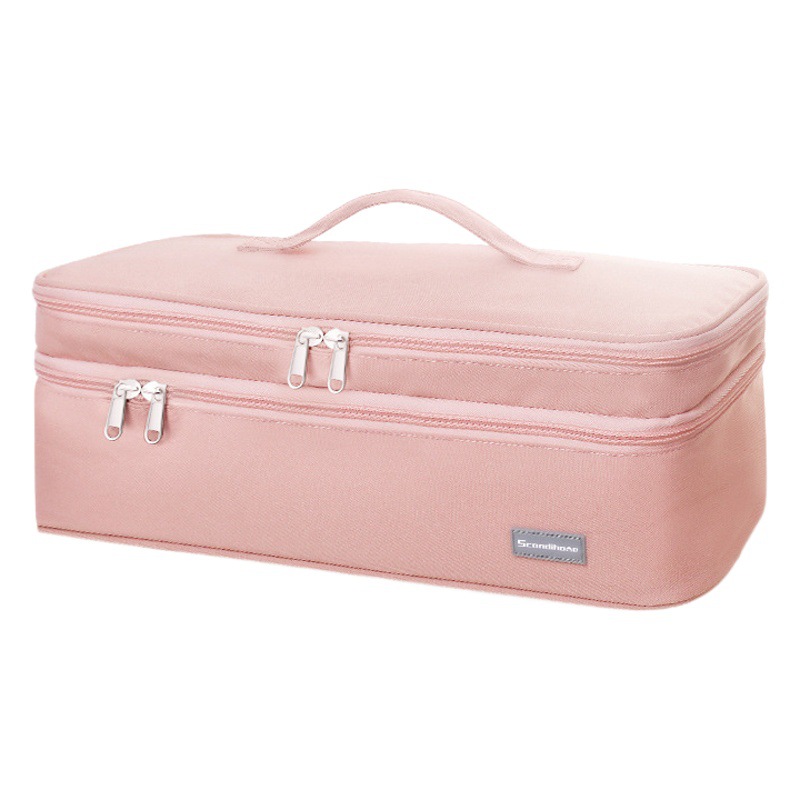 FUENTE Venta caliente transfronteriza de fábrica portátil de gran capacidad de Dyson secador de pelo rizador de pelo bolsa de almacenamiento de doble capa de las señoras en stock