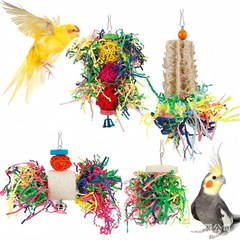 オウムのおもちゃの鳥のおもちゃ4点セット