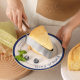 In stock stainless steel cake cutting cake cutting knife sharpener triangle cake cutting cake clip wholesale tool