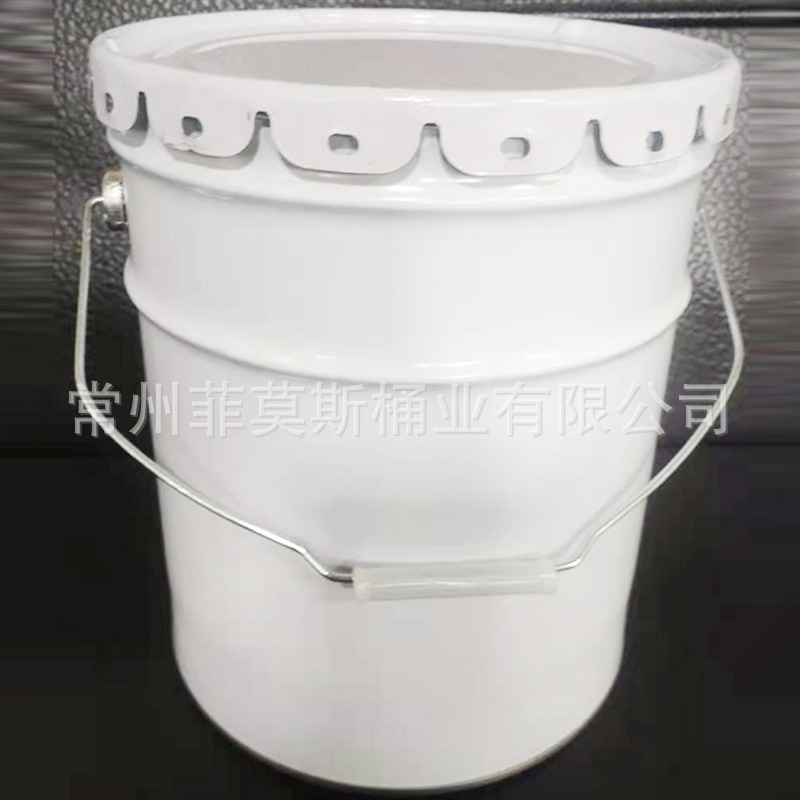 10L花篮桶 油漆桶马口铁金属粉末包装桶水性溶剂化工桶