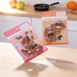 日系可爱饼干模具 塑料饼干切 塑料儿童饼干压模 立体曲奇饼干模