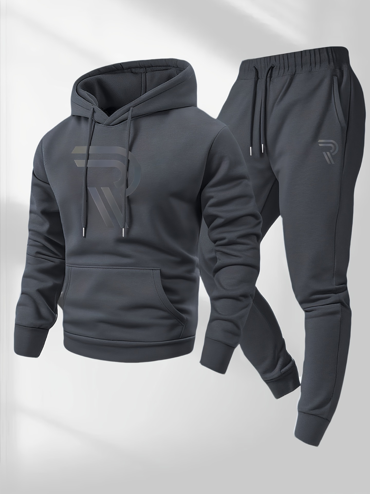 Cross-border nuevo estilo casual de moda para hombres y mujeres suéter impresa sudadera y trajes deportivos de cuerda de tracción Europa y América