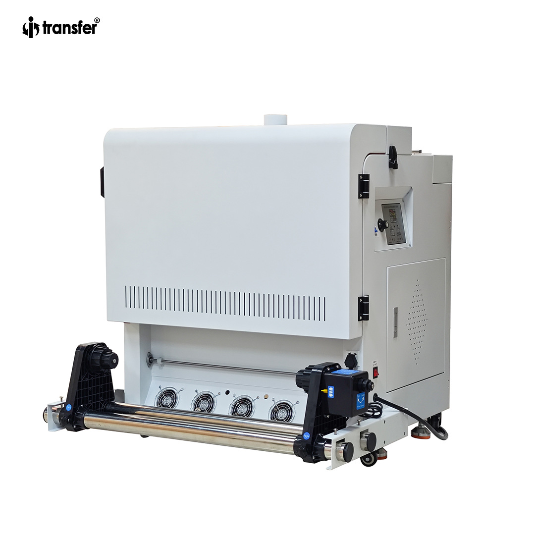 60cm柯式烫画立式自动抖粉机节约空间自动抖粉烘干简易操作