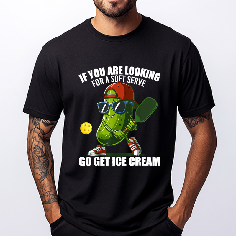 Interesting Pickleball Graphic T-Shirt Classic T-Shirt Men's Cotton Breathable Men's Clothing 2026 Street Interesting Pickleball Graphic T-Shirt Classic T-Shirt Men's Cotton Breathable Men's Clothing 2026 Street
