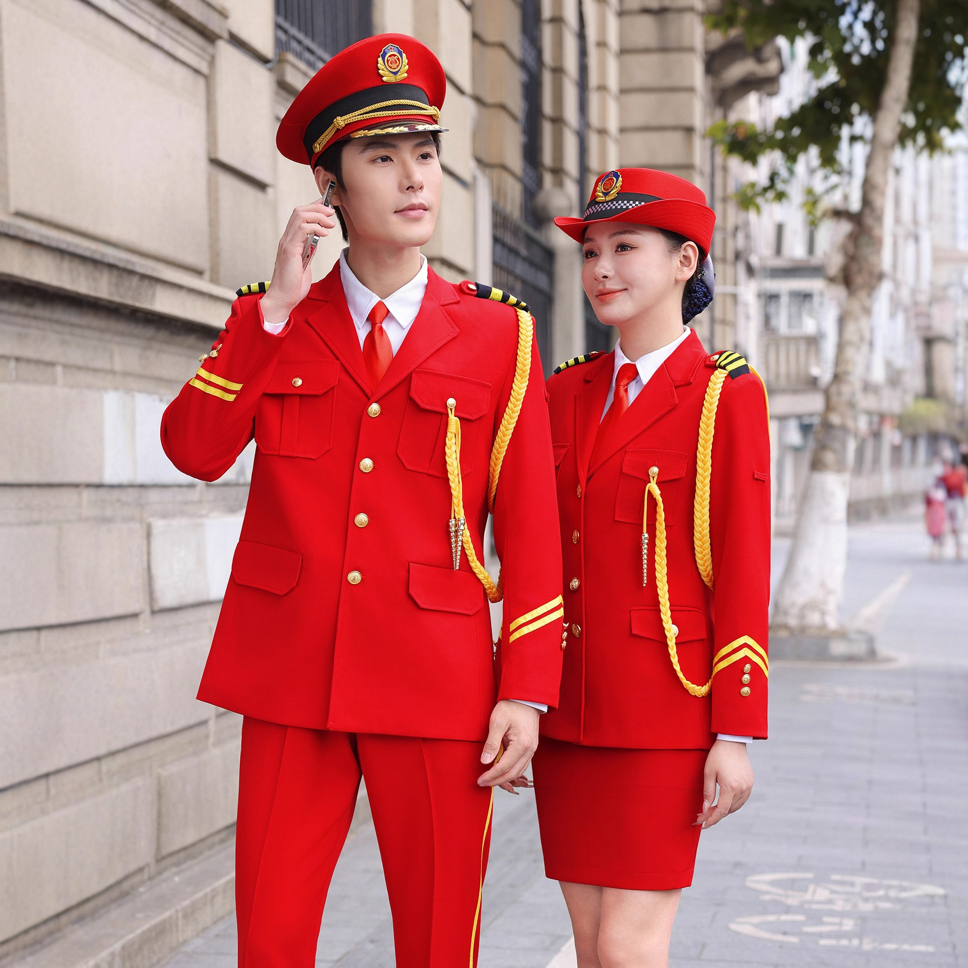 空姐制服航空学院机长西装套装乐队演出服酒店前台接待工作装女冬