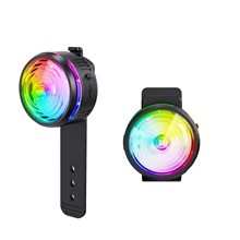 定制IPX7防水宠物灯 带夹子和硅胶绑带的可充电LED发光狗狗吊坠