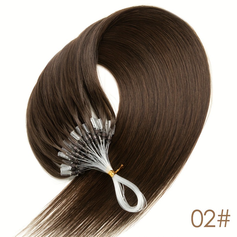 Echthaar Extensions Glatt Tressen Helle Und Dunkle Farben_voghion.com