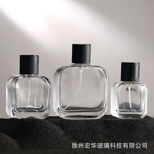 批发小众化妆品分装瓶扁方玻璃香水包装瓶喷雾瓶香水小样瓶子空瓶