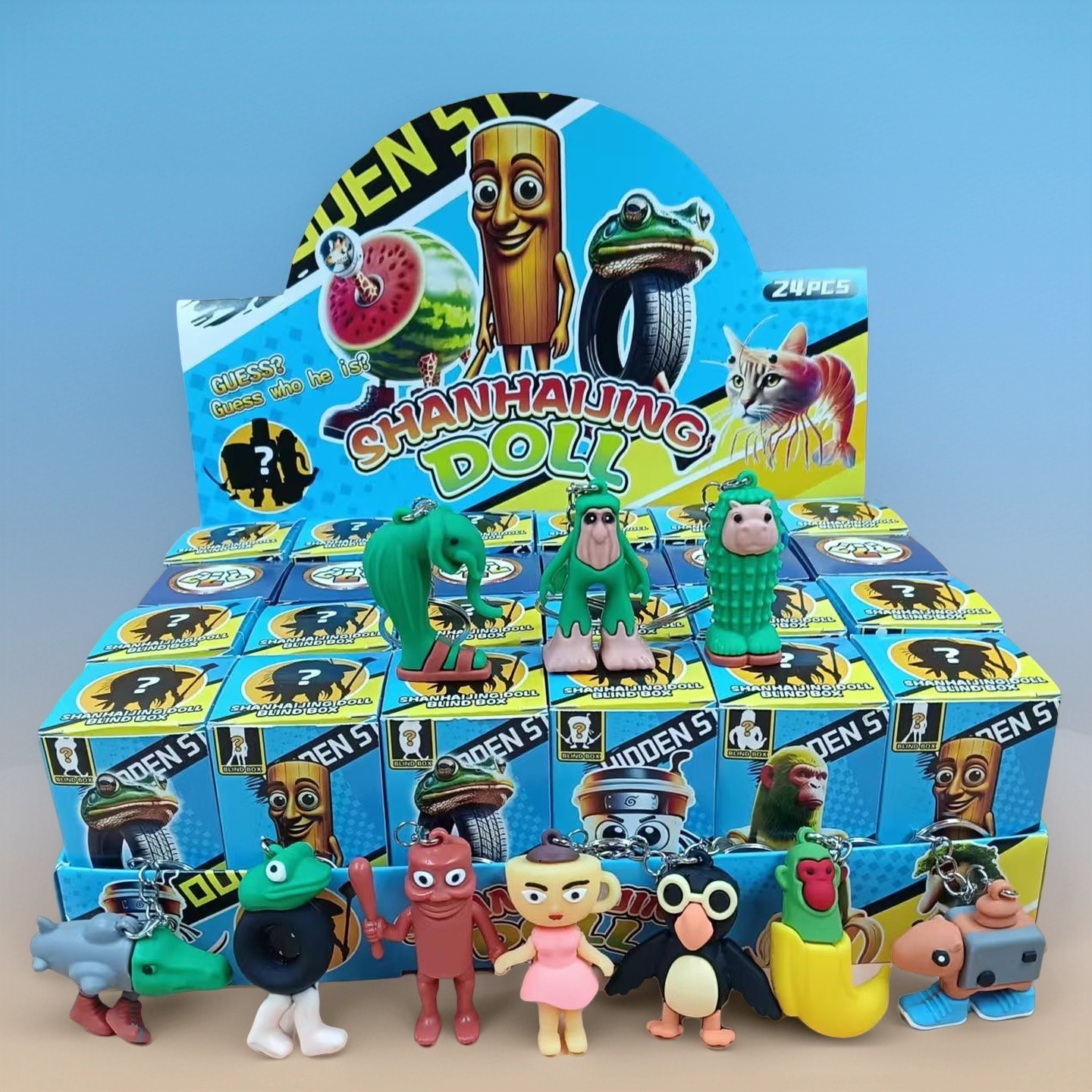 대형 Shanhaijing 영어 모델(작은 상자 24개 세트/24의 배수로 촬영)