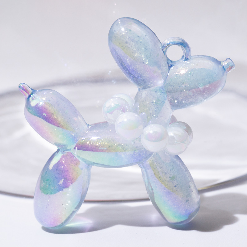 빛나는 고급 반짝이 블루