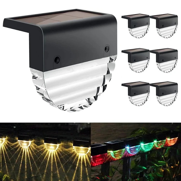 Cross Border Outdoor Solar Staircase Lights Garden Courtyard Solar Step Lights Yard Ladder Fence Lights Railings Lights