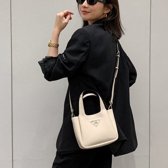 高级感女包新款小众大容量菜篮子包2024真皮时尚手提斜挎包水桶包|undefined