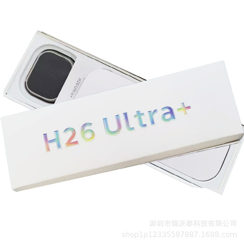 Cross-Border H26Ultra+ Smart Watch Ip67 Waterproof Heart Rate and Blood Oxygen Monitoring Hello Plum Bluetooth Calling