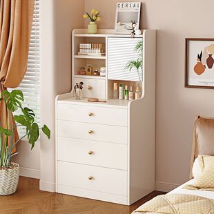 Solid Wood Dressing Table Dressing Table Integrated Bedside Table Dressing Table Household Bedroom Storage Cabinet Small Apartment Dressing Table